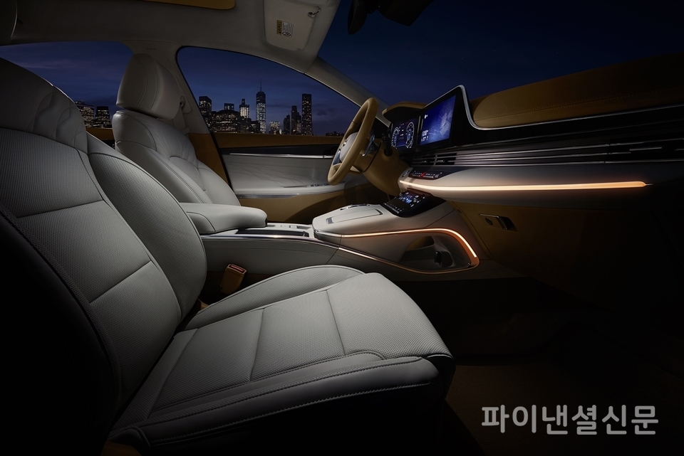 현대차 더 뉴 그랜저 실내 모습. (사진=현대차)