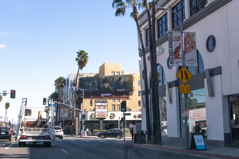 킹덤 시즌2 LA 할리우드 옥외광고 (사진=넷플릭스)