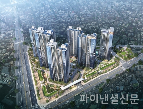롯데캐슬 리버파크 시그니처 조감도 (자료=롯데건설)