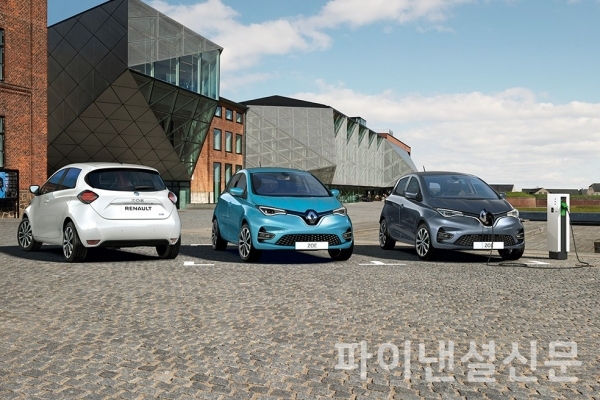 르노 조에 외장 색상 중 일부 (사진=르노)