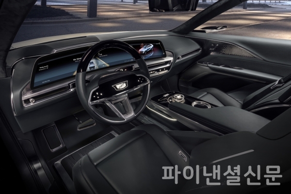 캐딜락 전기차 '리릭' 실내 (사진=캐딜락)
