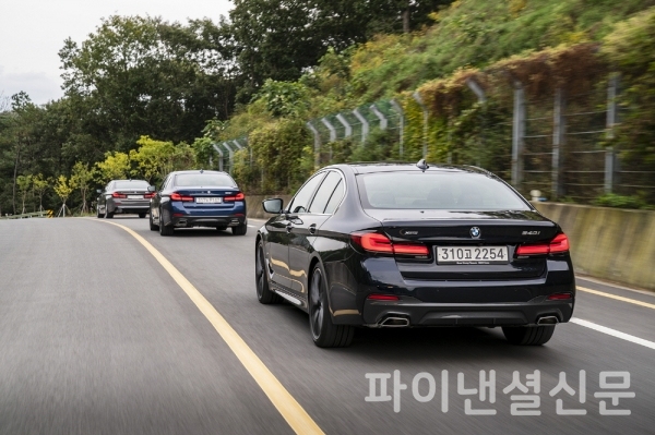 BMW 뉴 5시리즈 주행모습 (사진=BMW)