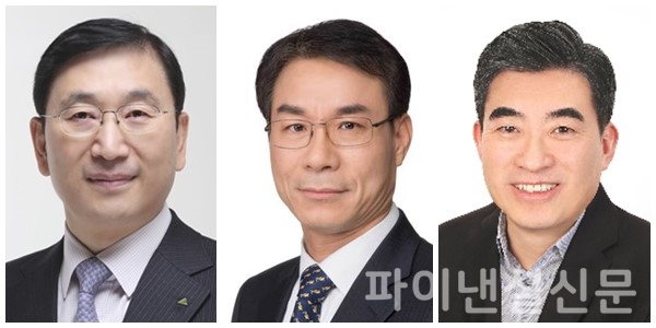 그룹사 대표이사에 내정된 현대건설 윤영준 사장(왼쪽), 현대위아 정재욱 사장(가운데), UAM 사업을 총괄하는 신재원 신임사장(오른쪽) (사진=현대차그룹)