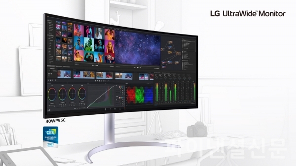 CES 2021 혁신상을 수상한 LG 울트라와이드 모니터 (사진=LG전자)