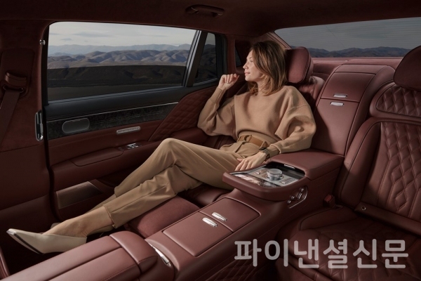 G90 롱휠베이스 실내 (사진=제네시스)