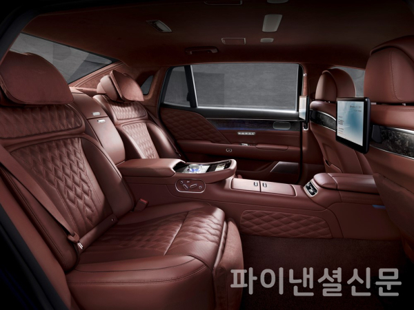 제네시스 G90 롱휠베이스 실내 (사진=제네시스)