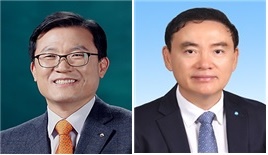 자회사 신임 대표이사 후보. 사진 왼쪽부터 우리신용정보 대표이사 이중호 후보, 우리에프아이에스 대표이사 고정현 후보/사진=우리금융