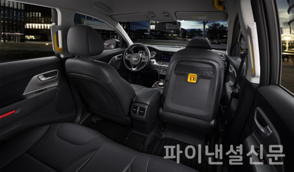 니로 플러스 택시 모델 내장 (사진=기아)