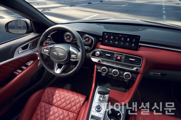 제네시스 G70 슈팅 브레이크 스포츠 모델 실내 (사진=제네시스)