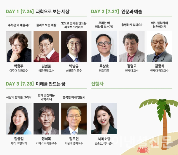 호암재단 2022 온라인 청소년강연회 출연 석학들 (사진=호암재단)