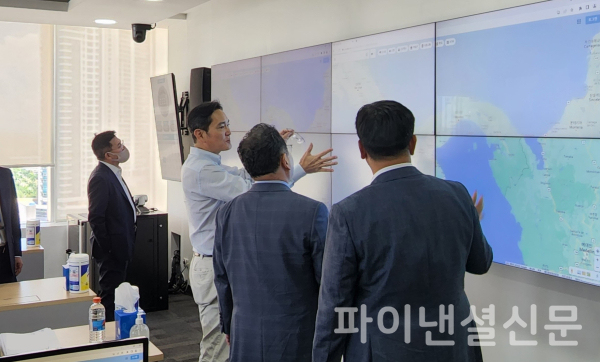 삼성전자 파나마법인에서 열린 중남미지역 법인장 회의에 참석한 이재용 부회장의 모습/사진=삼성전자