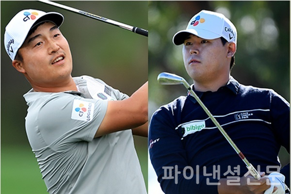 '2022 프레지던츠컵'에 출전한 CJ대한통운 소속골퍼 이경훈, 김시우 (사진=CJ대한통운)