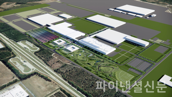 2025년 상반기 전기차 양산에 들어갈 HMGMA 조감도 (사진=현대차그룹)