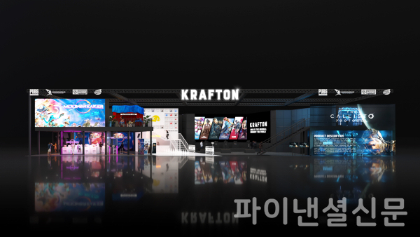 지스타 2022 크래프톤 부스 CG 이미지 (사진=크래프톤)