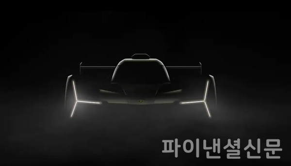 람보르기니의 새로운 LMDh 레이스카 프로토타입 티저 이미지 (사진=람보르기니)