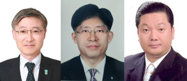 (사진 맨 왼쪽부터 오른쪽으로) 이승열 하나은행 신임 은행장 후보, 강성묵 하나증권 신임 사장 후보, 이호성 하나카드 신임 사장 후보 (사진=하나금융지주)