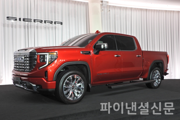 풀사이즈 픽업트럭 GMC 시에라 (사진=황병우 기자)