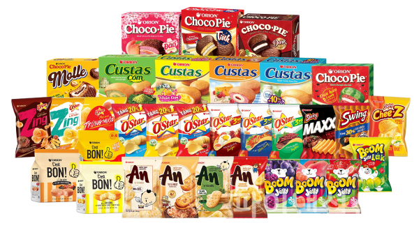 오리온 베트남 법인 제품 모음 (사진=오리온)