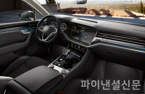폭스바겐 2023 투아렉 실내 모습. (사진=폭스바겐)