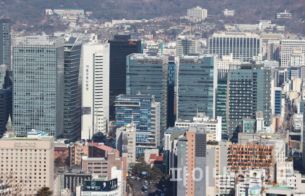 남산에서 바라본 주요 기업 모습 /사진=연합뉴스