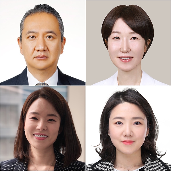 (왼쪽 위부터 시계방향) 임동건 상품전략 오퍼레이션장, 하은영 브랜드마케팅 오퍼레이션장, 이원선 마케팅커뮤니케이션 오퍼레이션장, 박혜정 성과&e커머스 오퍼레이션장 (사진=르노코리아)