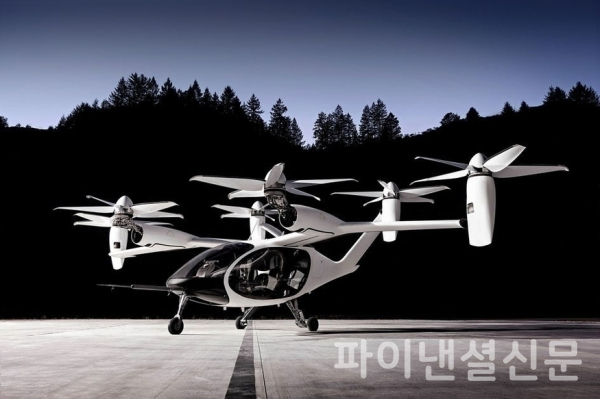 SKT가 투자한 조비 에비에이션이 개발 중인 UAM 기체 모습. (사진=조비 에비에이션)