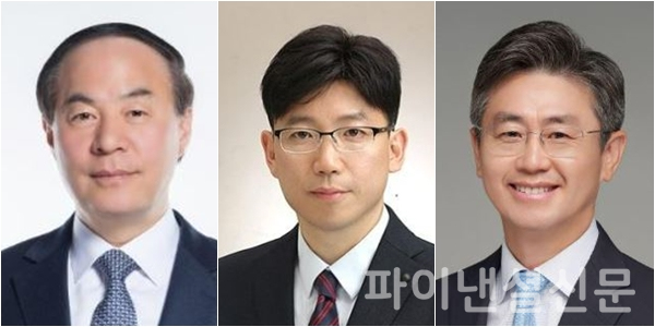 (왼쪽부터) 전영현 삼성전자 미래사업기획단장 부회장, 용석우 삼성전자 DX부문 영상디스플레이사업부장 사장, 김원경 삼성전자 Global Public Affairs실장 사장 (사진=삼성전자)