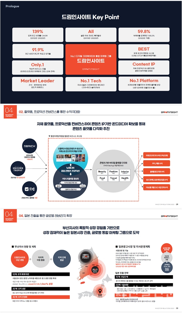 드림인사이트 주요 투자포인트 (사진=드림인사이트)