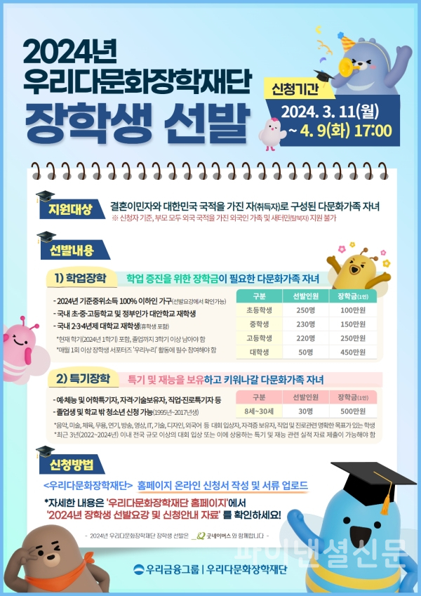 (우리다문화장학재단 제공)
