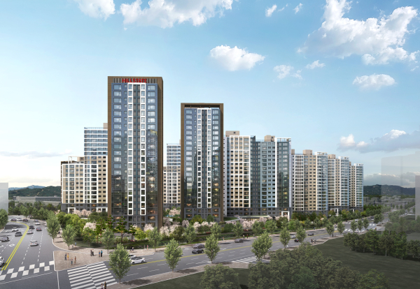 힐스테이트 죽림더프라우드 투시도 /사진=현대건설