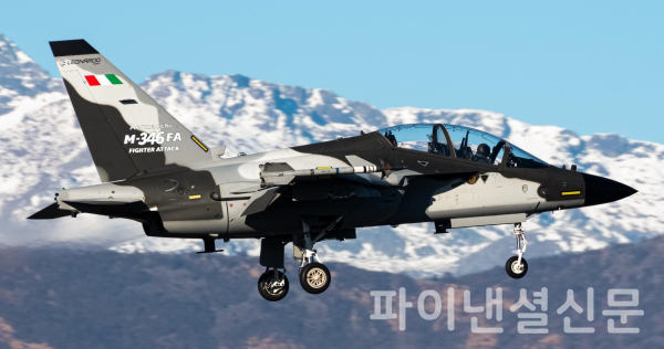 레오나르도의 경공격기 M-346FA (사진=레오나르도)