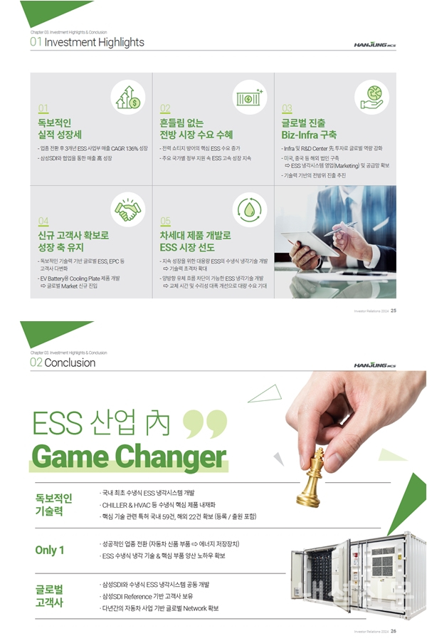 한중엔시에스 주요 투자포인트 (사진=한중엔시에스)