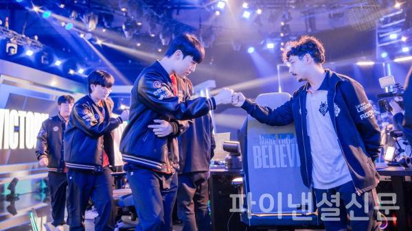 2024 LoL 월드 챔피언십 8강에 합류한 한화생명e스포츠 (사진=라이엇 게임즈 이스포츠).