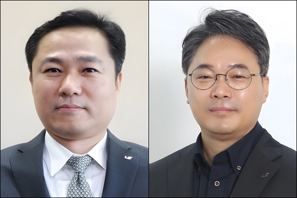 김병옥 LS마린솔루션·LS빌드윈 CEO 상무(왼쪽), 박찬성 LS e-Mobility Solutions(이모빌리티솔루션) CEO 전무(오른쪽) (사진=LS그룹)