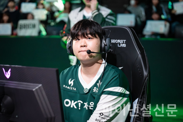 2025 LCK컵 2주 차 골드킹으로 선정된 OK저축은행 브리온 '하이프' 변정현 (사진=LCK)
