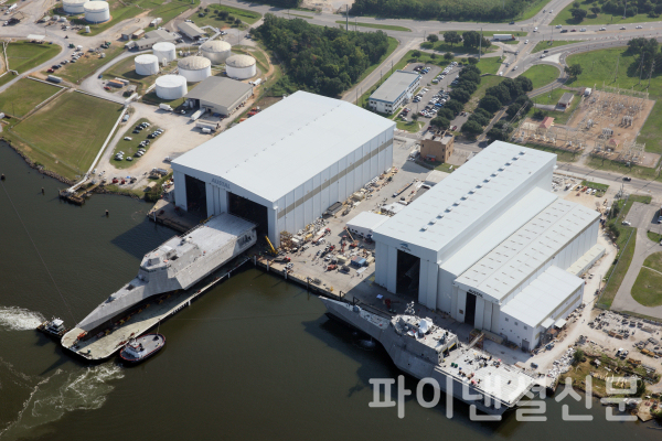 오스탈社 미국 모빌 조선소 전경 (사진=오스탈社 홈페이지)