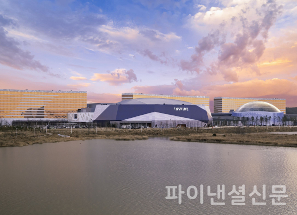‘T1 홈그라운드’가 개최되는 인스파이어 아레나 전경 (사진=인스파이어)