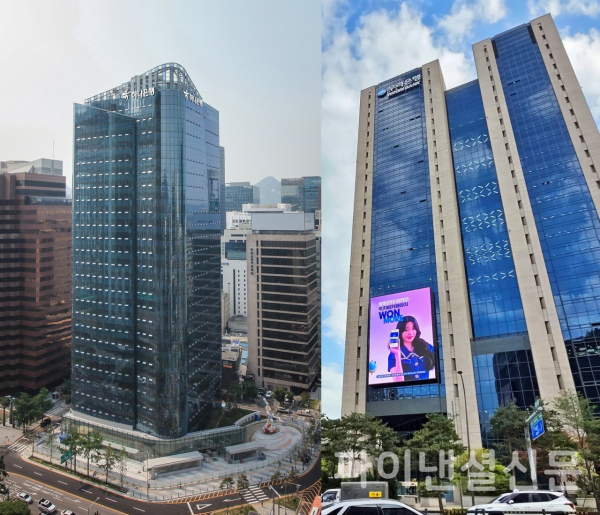 (왼쪽부터) 하나은행, 우리은행 본점 전경 (사진=각 은행 제공)