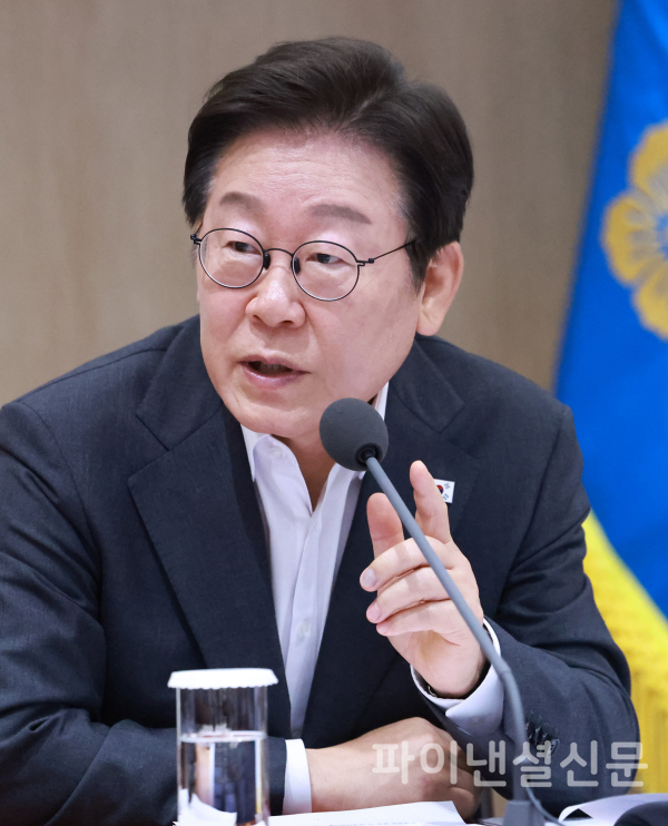 이재명 대통령이 29일 서울 용산 대통령실 청사에서 열린 국무회의에서 발언하고 있다. /사진=연합뉴스