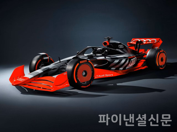 아우디가 2022년에 공개한 F1 경주차 모형 (사진=아우디)