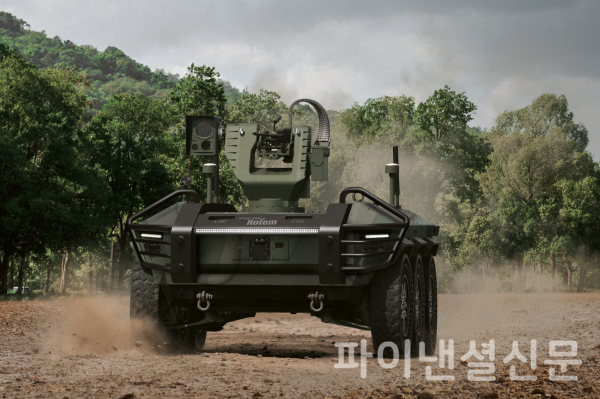 현대로템이 개발한 다목적 무인차량 HR-셰르파. (사진=현대로템)