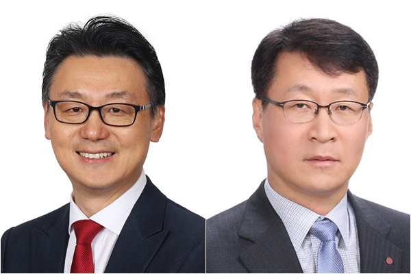 (왼쪽부터) LG전자_은석현 VS사업본부장 사장, LG전자_이재성 ES사업본부장 사장 (사진=LG전자)