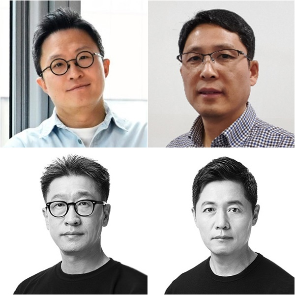 (왼쪽 위부터 시계방향) 현대차 지성원 부사장, 현대차 최영일 부사장, 현대카드 조창현 부사장, 현대커머셜 전시우 부사장 (사진=현대차그룹)