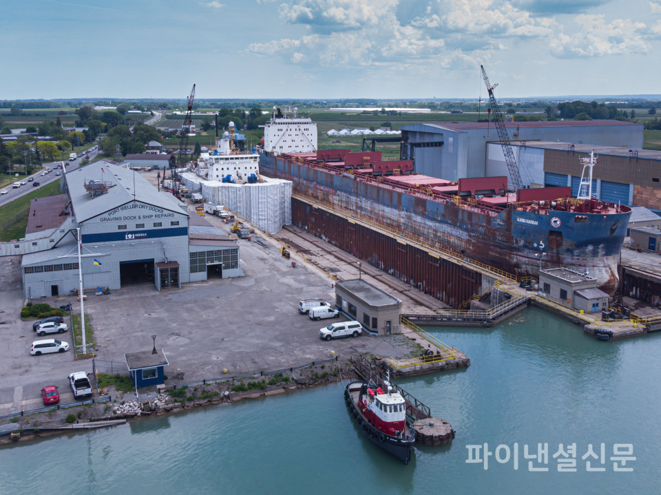캐나다 온타리오조선소(Ontario Shipyards) 전경 (사진=온타리오조선소 홈페이지)