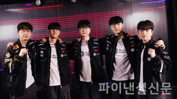 2026 LCK 정규 시즌 1주 차 ‘새터데이 쇼다운’에서 승리한 T1 (사진=라이엇 게임즈)
